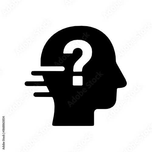 Biometric liveness detection anti-spoofing solid glyph icon (vector)