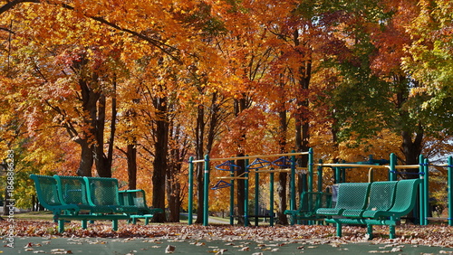 Bild auf Leinwand Grosse Point Park located in Vernon Hills, USA 10272024