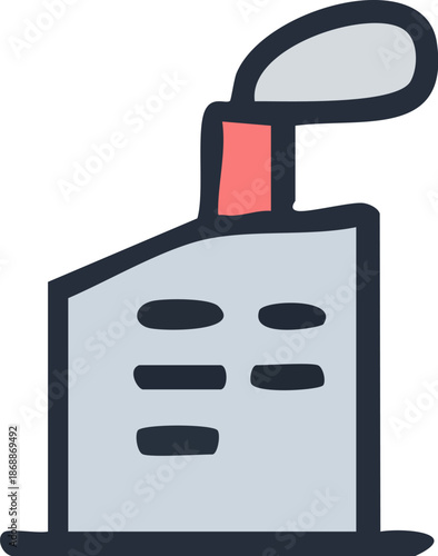 Coffee Maker Icon Illustration.