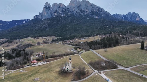Fiè allo Sciliar, Church of Sant'Antonio. Dolomites