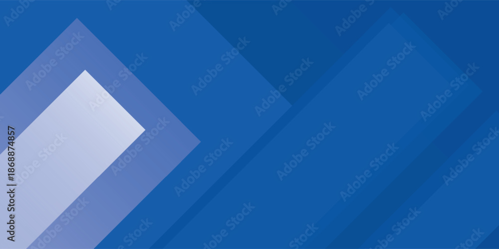 Obraz premium Abstract bacgkround blue and white gradient. Modern blue abstract rectangle box lines background for presentation design, banner, brocure, and business card