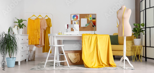 Interior of light atelier w...