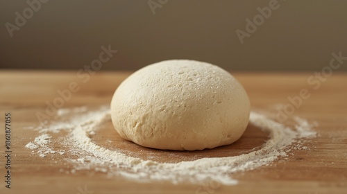 flour and dough