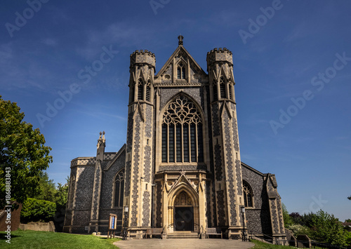 Foto Wimbledon church facade in London, U.K.