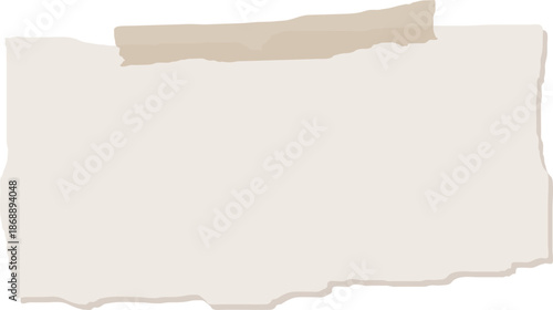 Vintage Brown Paper Stick