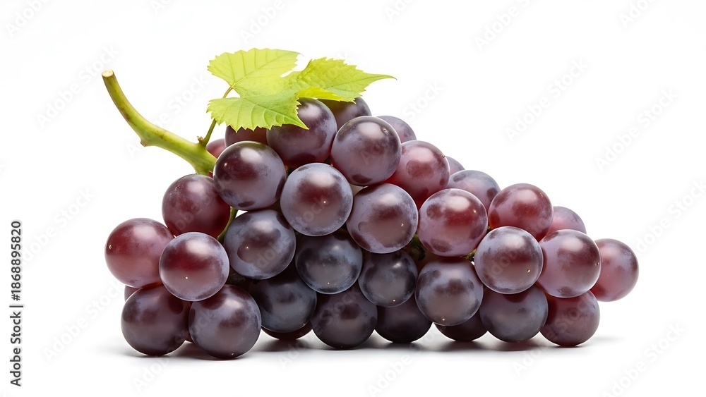 Fototapeta premium Fresh Bunch of Red Grapes