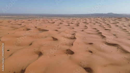 Sahara Desert Sand Dunes Erg Chebbi Merzouga Morocco Africa Camels Animal Caravan Vast Arid Landscape Nature Running Trail Endurance Sports Warm Outdoor Activities Adventure Travel Scenic Wilderness