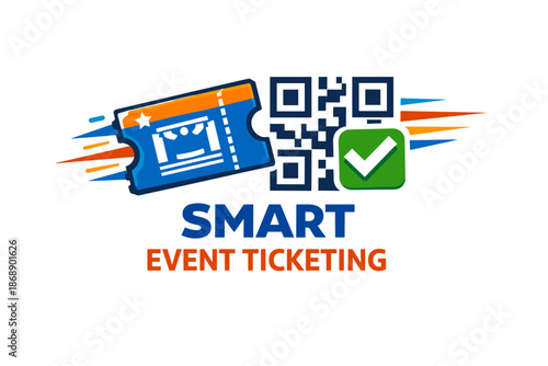 Smart event ticketing with barcode and qr code for easy access