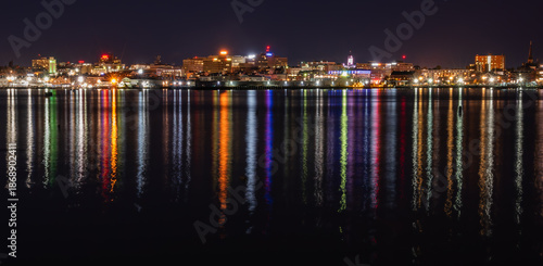 Nightscape reflections