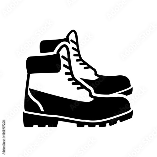 Boot icon design template