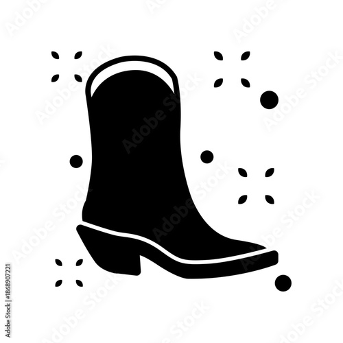 Boot icon design template