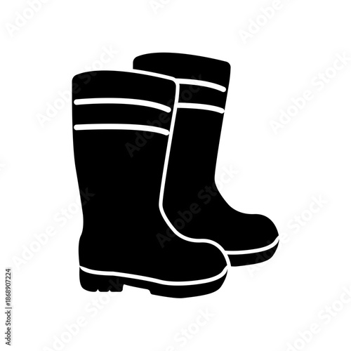 Boot icon design template