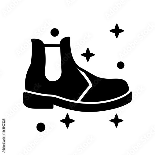 Boot icon design template