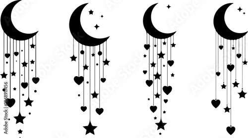 Abstract digital rendering of a three dimensional spinning metallic gear mechanism isolated on a pure white background on white background