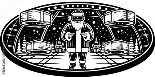 Futuristic Santa VR