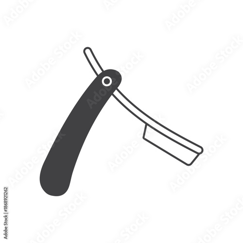 razor icon vector illustration on white background