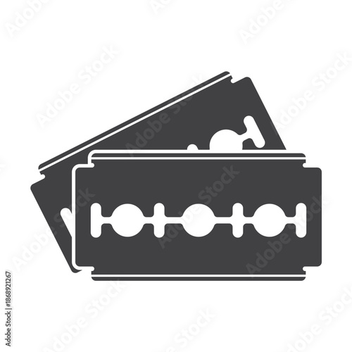 razor icon, razor blade vector illustration