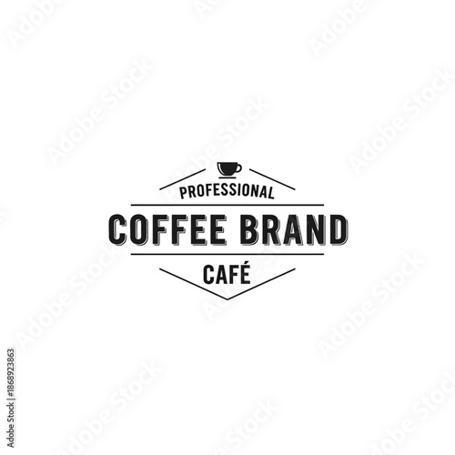 Professional Coffee Brand Cafe Logo Design.