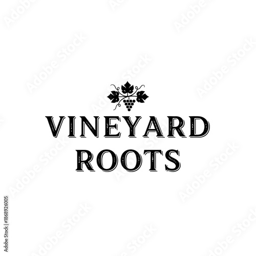 Vineyard Roots Logo Design.