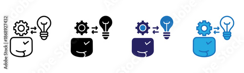 Specialist Icon Multi Style Vector Illustration