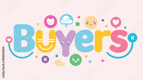 A playful kids logo with rounded letters and happy faces, conveying a sense of fun and youthful energy.