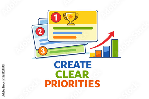 Creating clear priorities with ranked cards and graphs in strategic planning