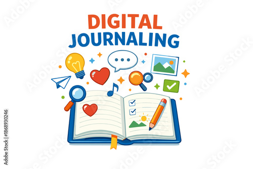 Digital journaling: creativity and organization in a modern notebook