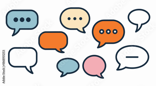 Speech Bubble, Chat Icon, Message Icon, Comic Bubble, Talking Icon, Dialogue Box, Conversation Icon, Bubble Vector, Quote Bubble, Chat Balloon, Communication Icon, Text Bubble, Speech Cloud