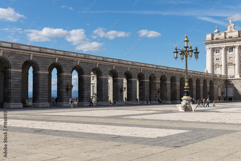 Obraz premium Royal Palace of Madrid, Spain