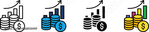 Monetization multi - style icon concept