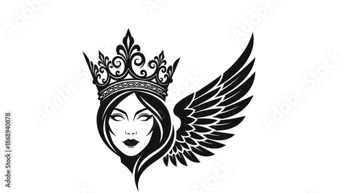 Queen Winged Emblem