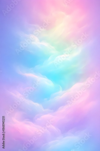 Neon Mist Abstract Mobile Wallpaper