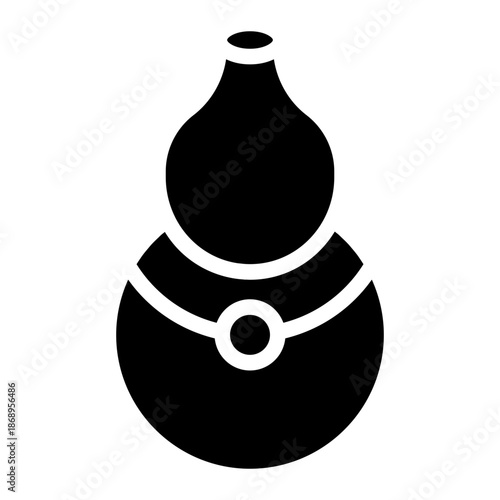 Calabash  icon glyph style vector illustration of chinese icons, chinese new year, asia, China related.