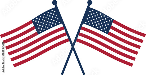 Crossed American Flags A Symbol of Patriotism and Unity in the United States