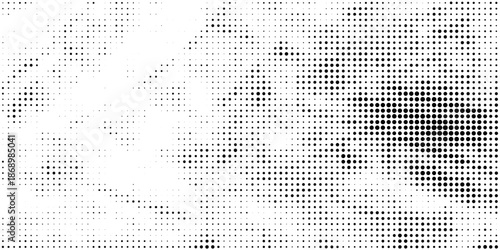 Clean abstract background with black halftone dots fading into white space, ideal for modern layouts and print design.