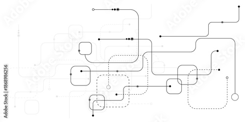 Abstract futuristic technology background.