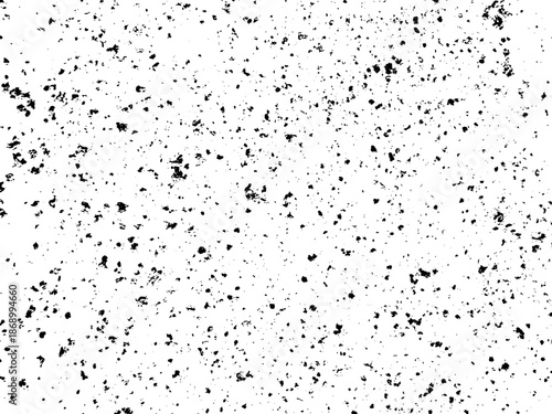 Grunge background black and white. Texture of chips, cracks, scratches, scuffs, dust, dirt .Vector pattern of cracks, chips, scuffs. Abstract vintage surface isolated on white background.EPS10.