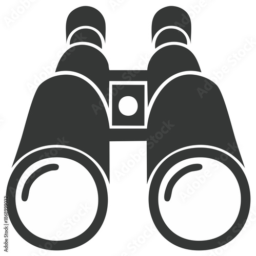 Simple Graphic Icon of Binoculars