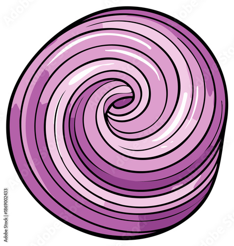 Swirling Pink Lollipop Candy Swirl