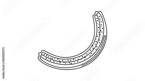 Detailed illustration of a piston ring with intricate design and texture for industrial and mechanical concepts with engine with machine
