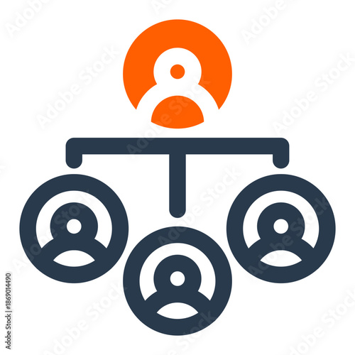 Organizational chart and team hierarchy management