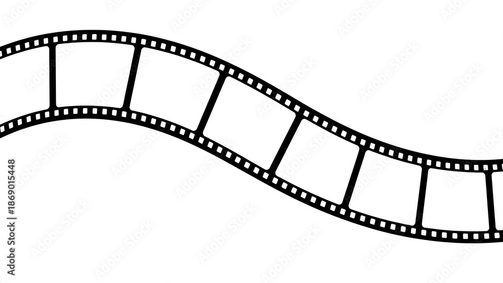 Fototapeta premium Classic film strip illustration