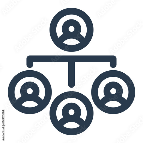 Organizational chart and team hierarchy management