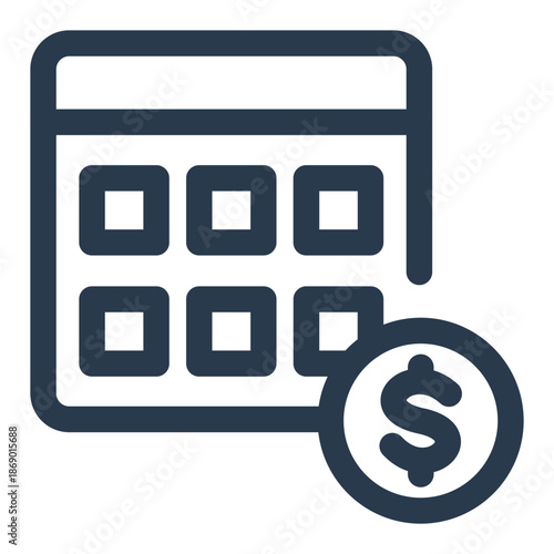 Payroll management system Vector Icon