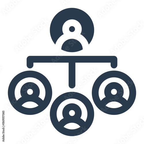 Organizational chart and team hierarchy management