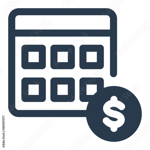 Payroll management system Vector Icon