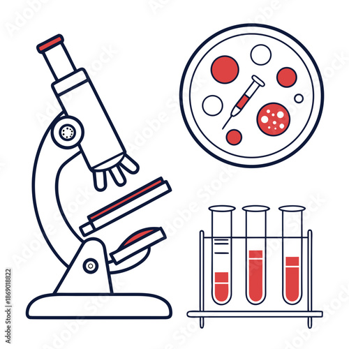 Laboratory equipment setup