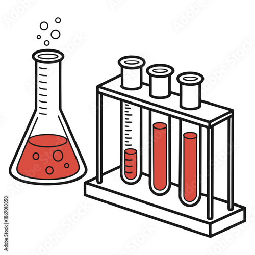 Science experiment setup