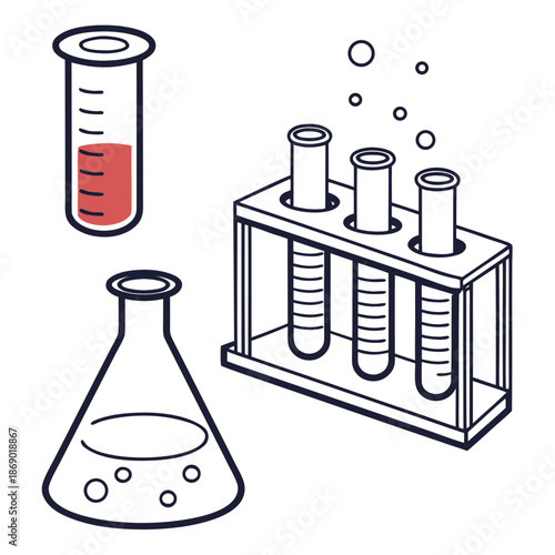Laboratory equipment setup