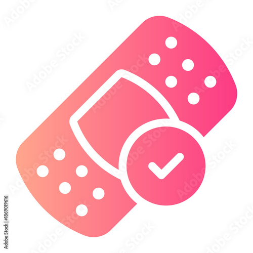 band aid gradient icon